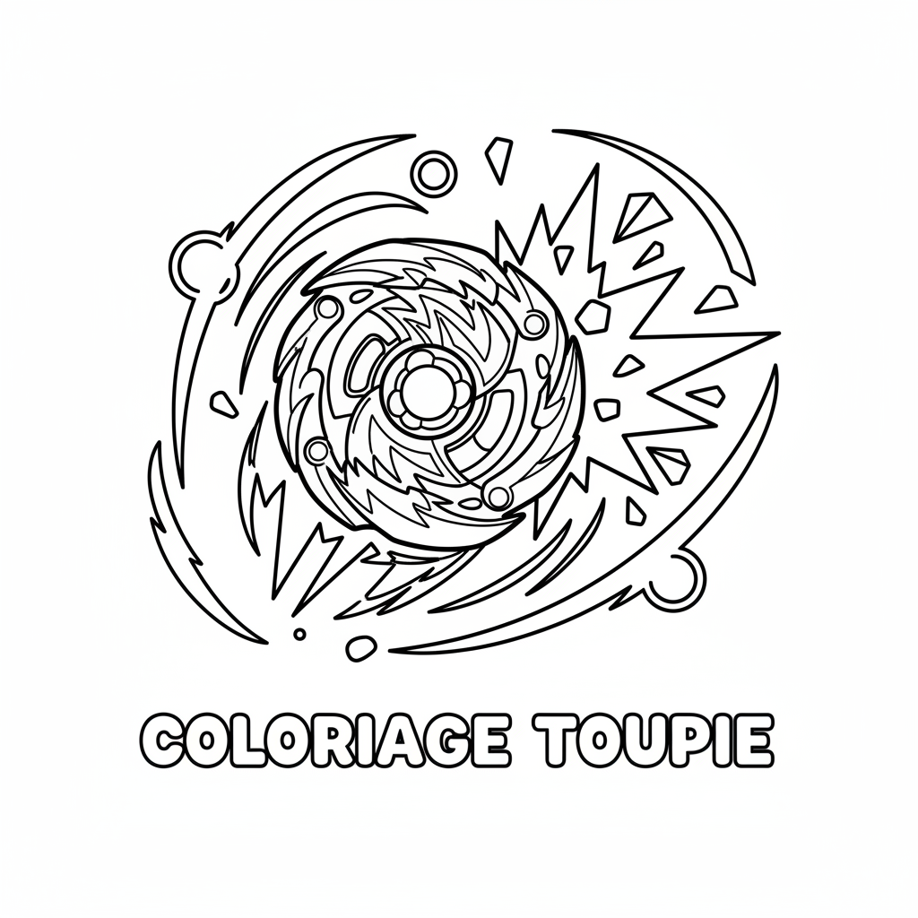 Coloriage coloriage toupie beyblade 5