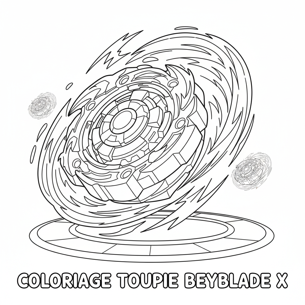 Coloriage coloriage toupie beyblade x 5