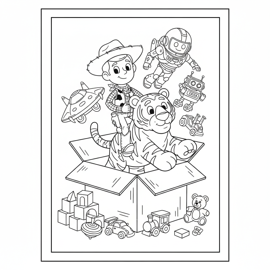 Coloriage coloriage toy story 5