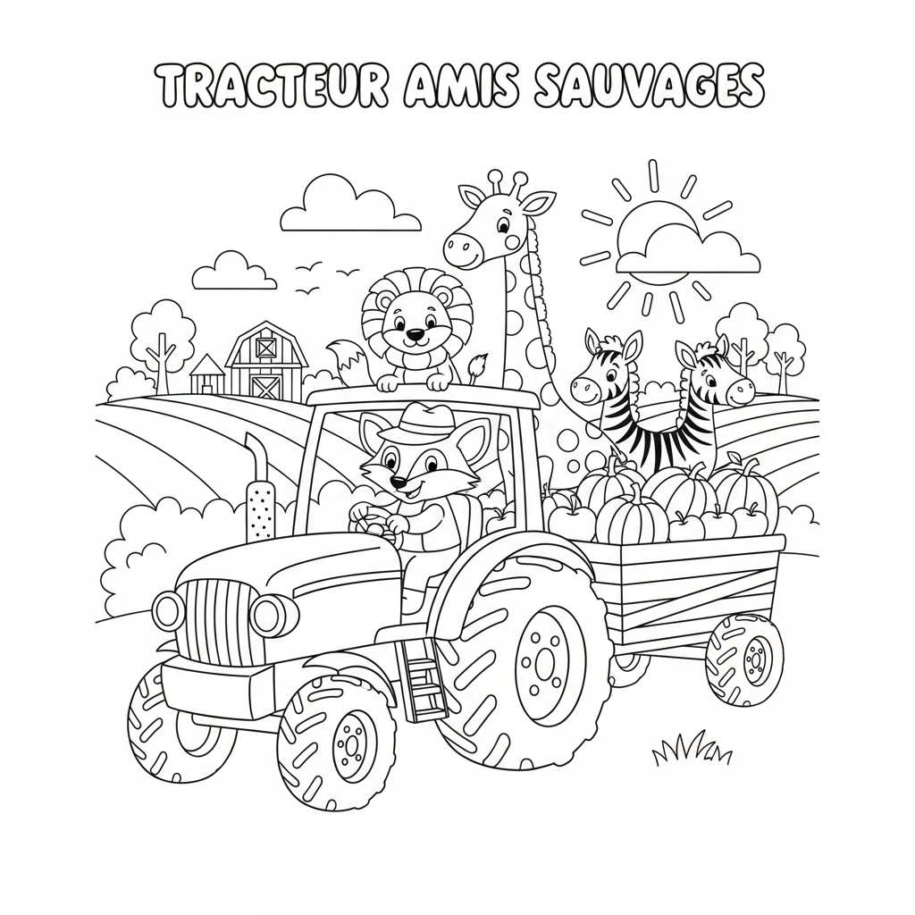 Coloriage coloriage tracteur john deere 2
