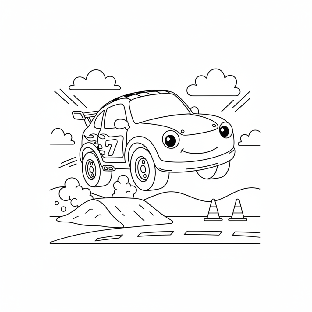 Coloriage coloriage voiture cars 5