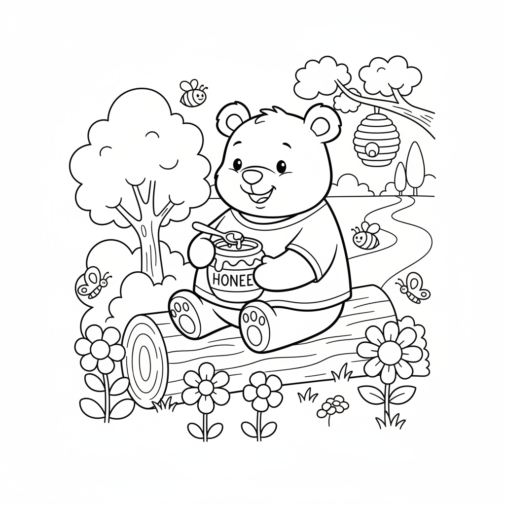 Coloriage Winnie à Imprimer Gratuitement