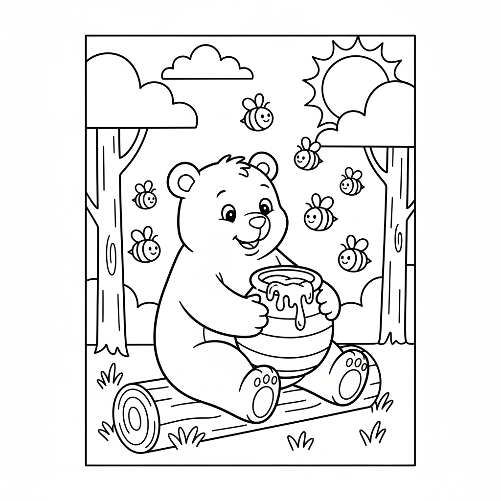 Coloriage coloriage winnie l ourson 5