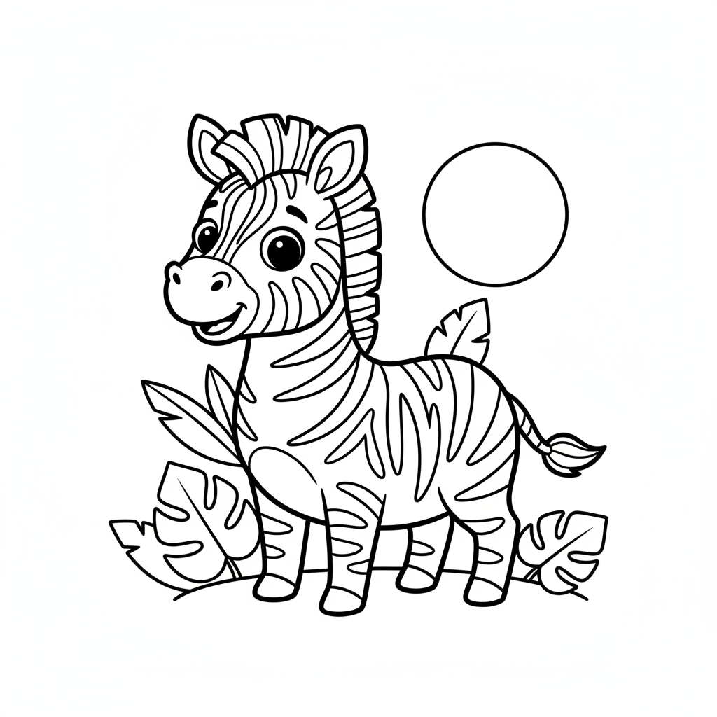 Coloriage coloriage zèbre