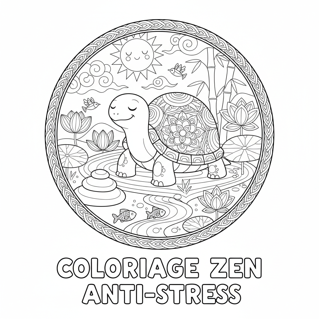 Coloriage coloriage zen 3