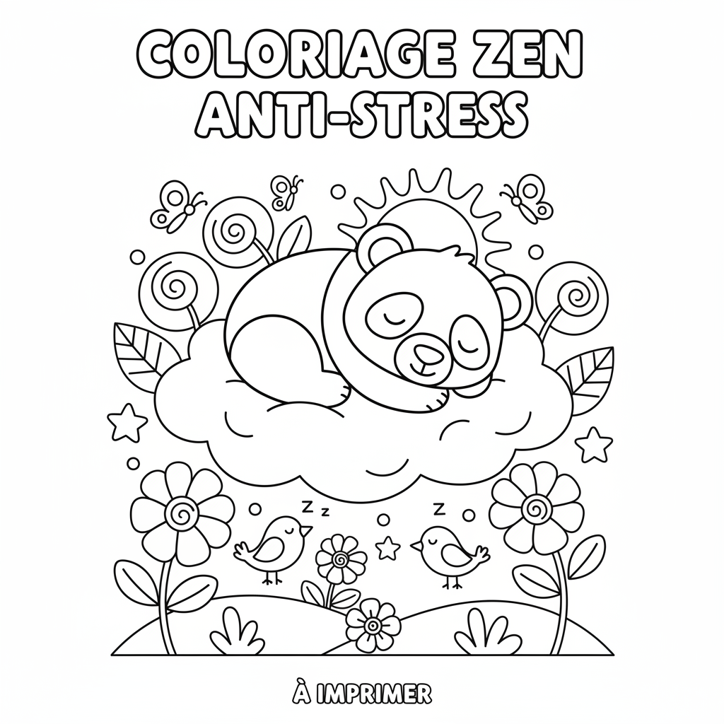 Coloriage coloriage zen à imprimer