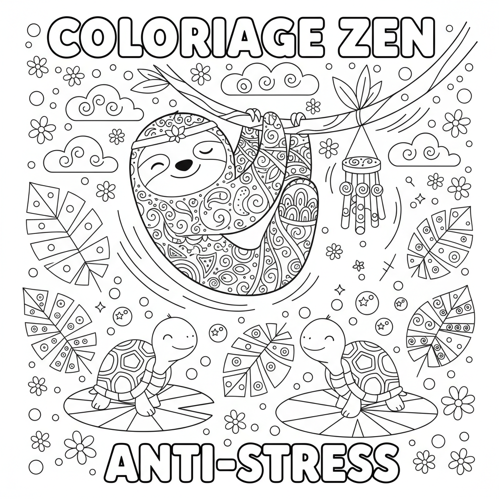 Coloriage coloriage zen à imprimer 5