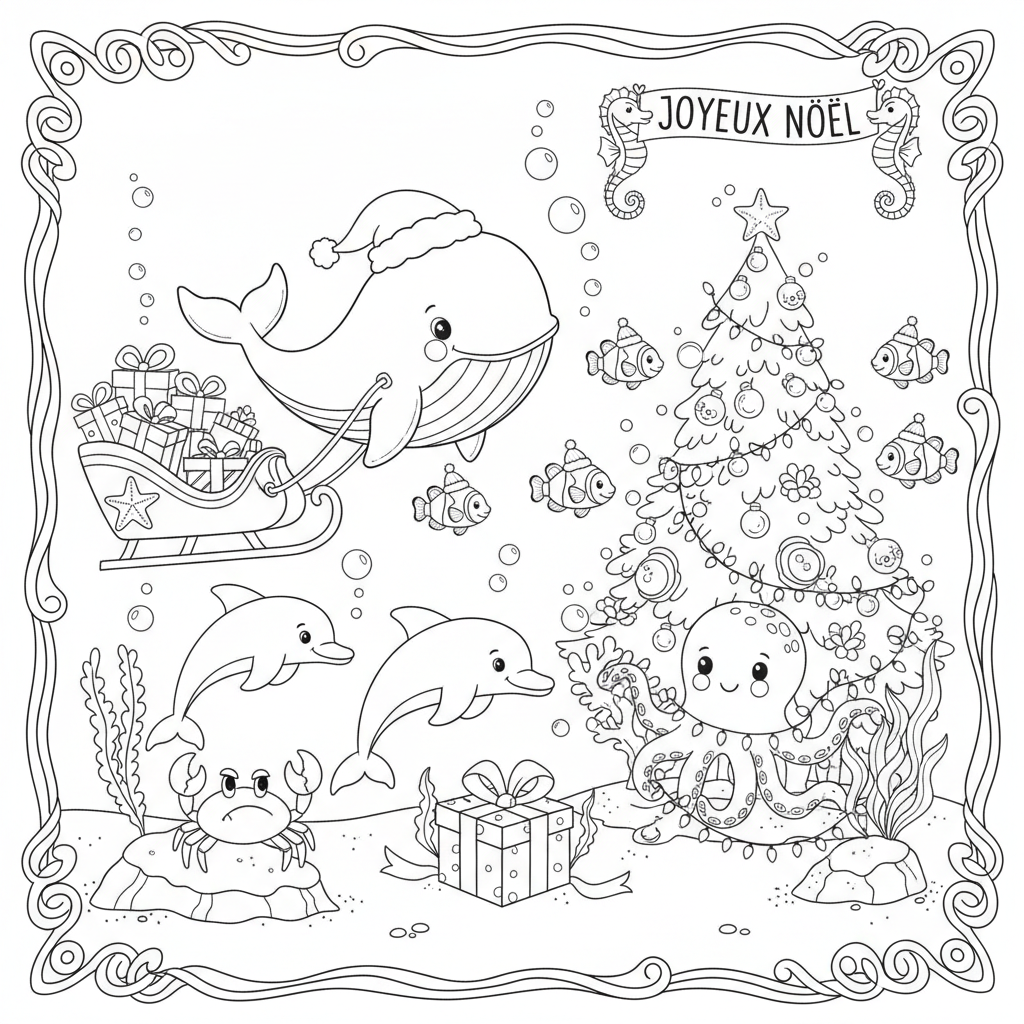 Coloriage coloriages à imprimer de noel 3