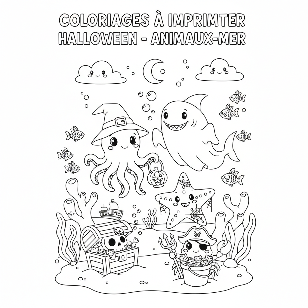 Coloriage coloriages a imprimer halloween 3