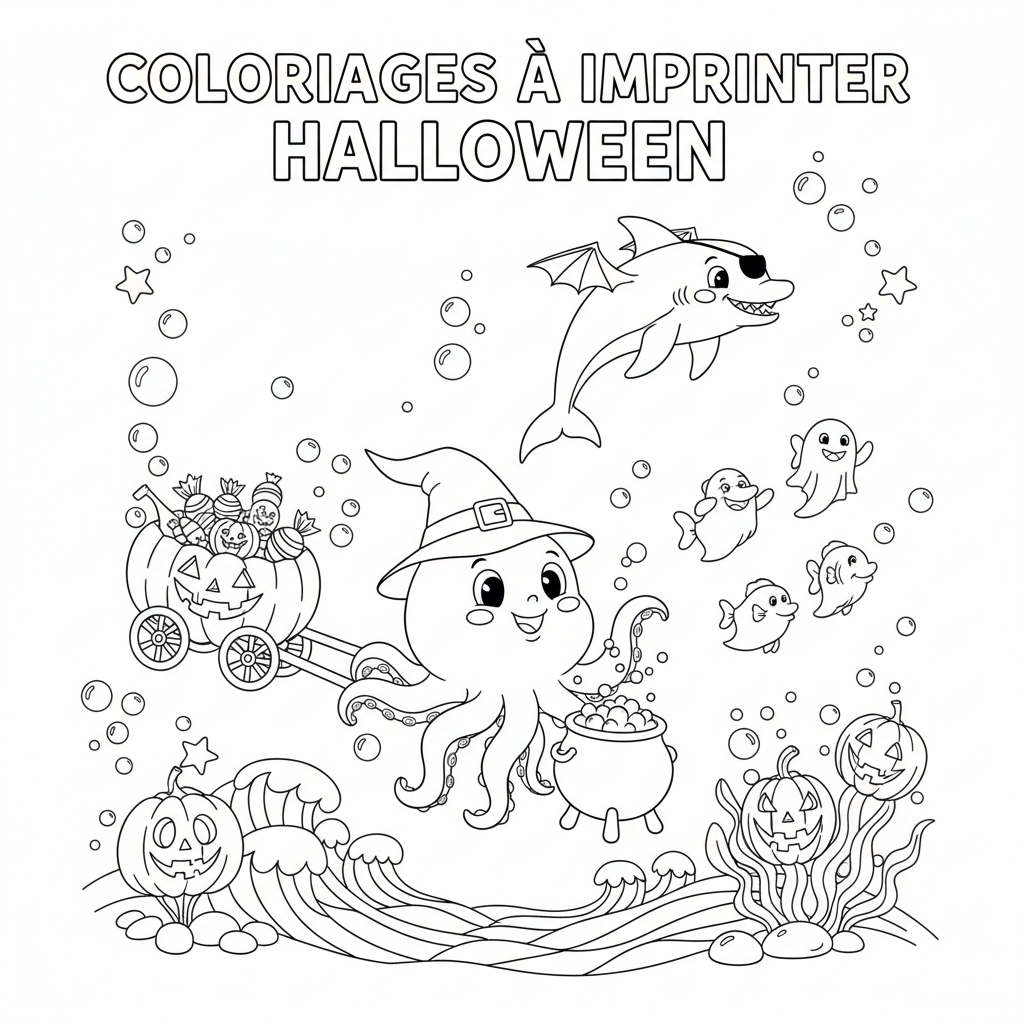 Coloriage coloriages à imprimer halloween 5
