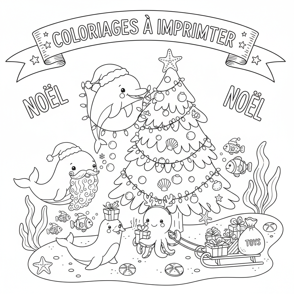 Coloriage coloriages à imprimer noel 3