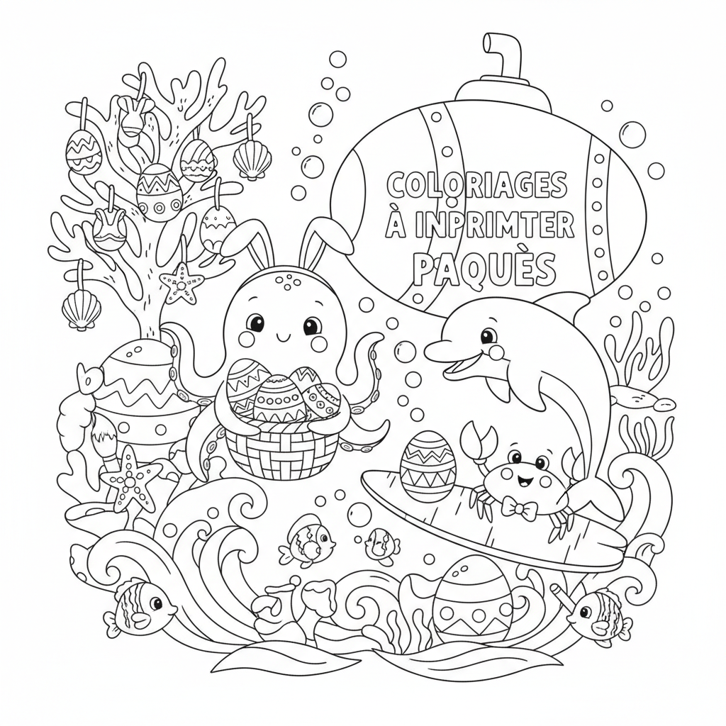 Coloriage coloriages a imprimer paques