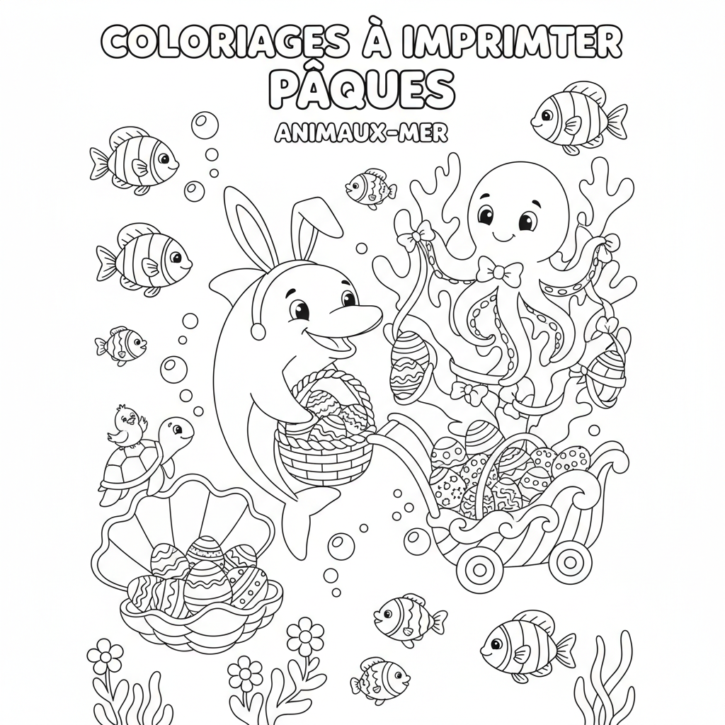 Coloriage coloriages à imprimer paques 2