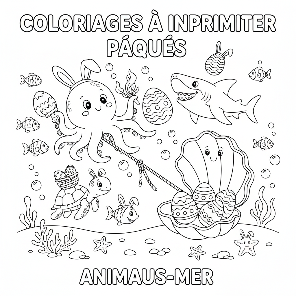 Coloriage coloriages a imprimer paques 5