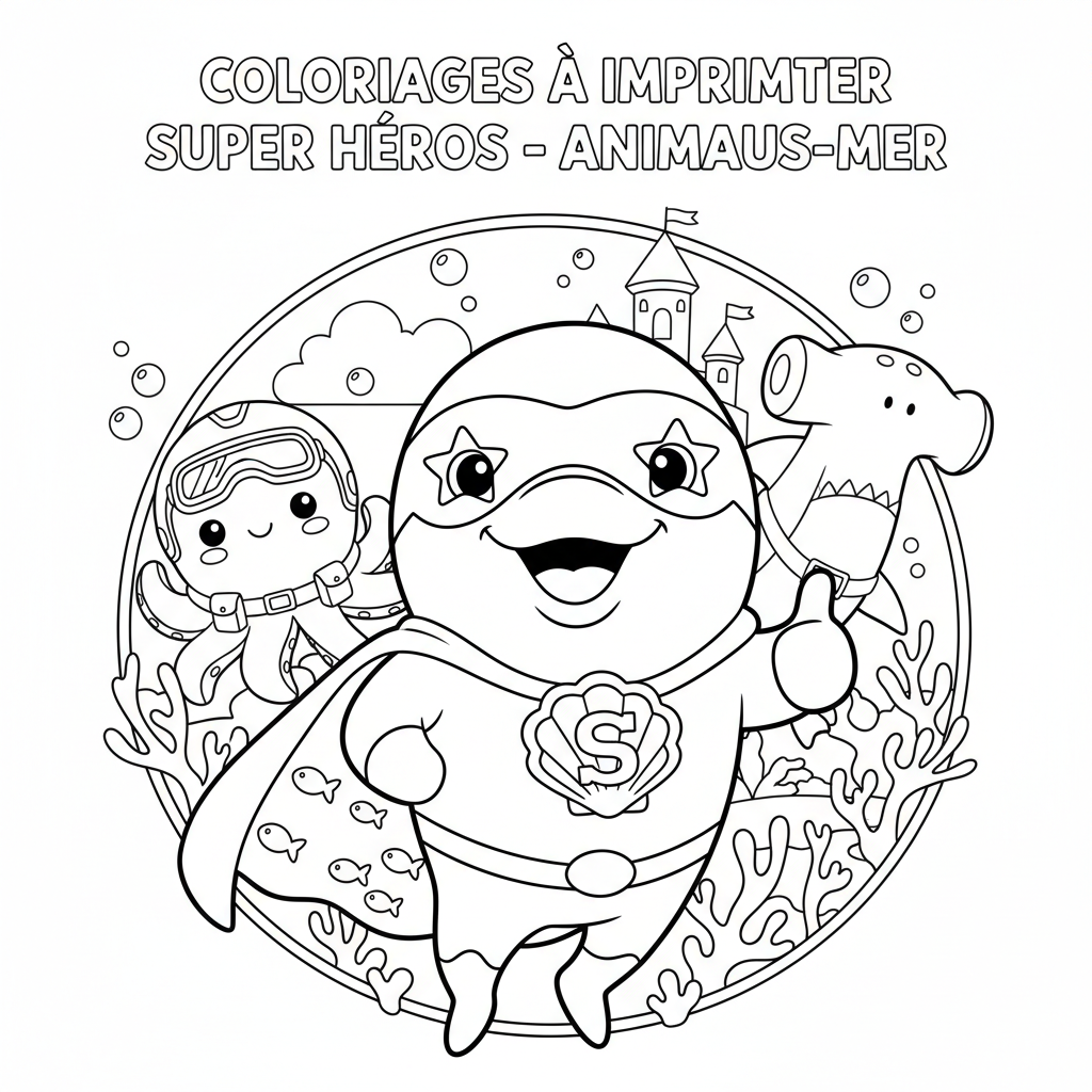 Coloriage coloriages à imprimer super héros 4