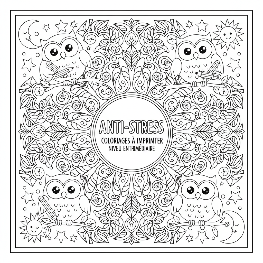 Coloriage coloriages adulte à imprimer 2