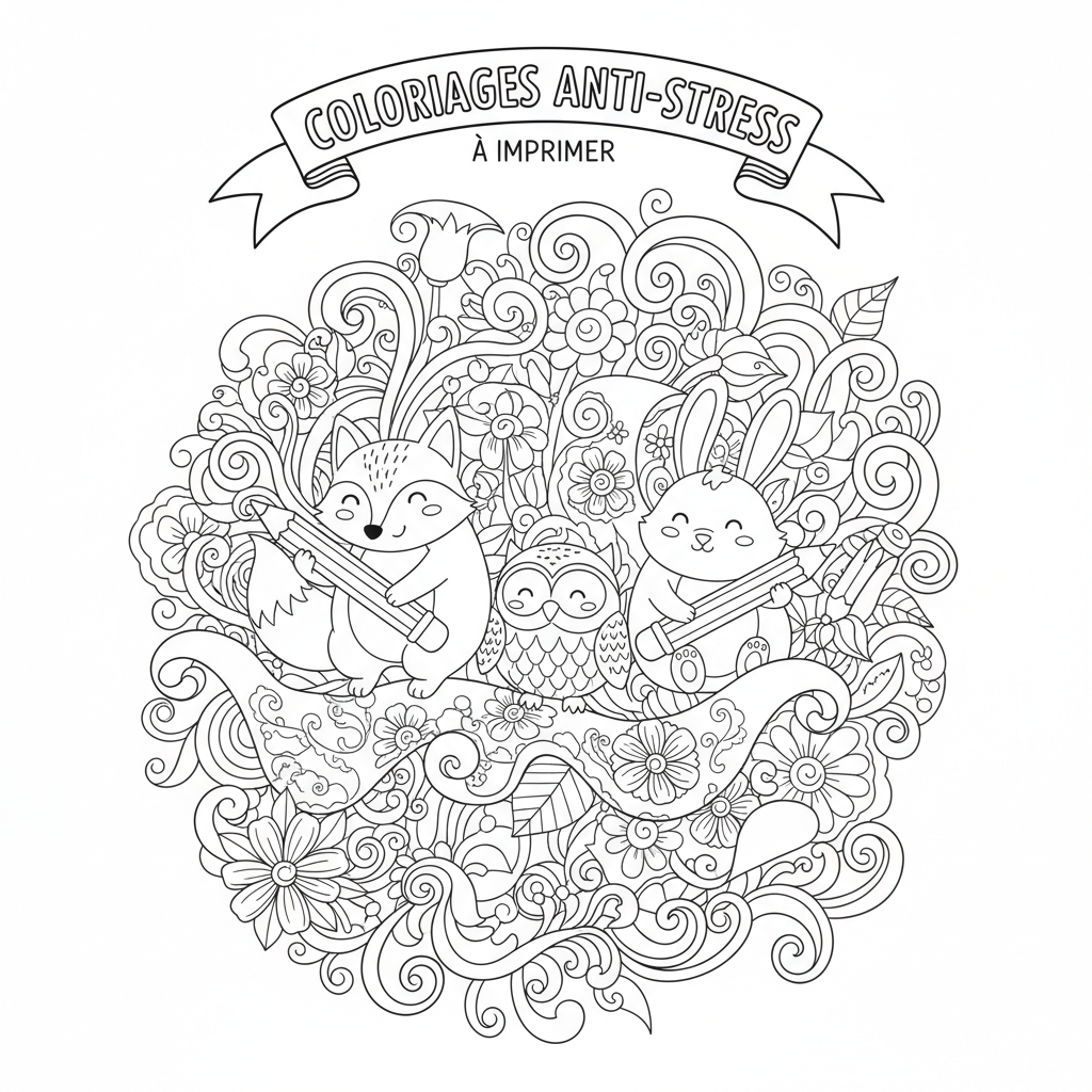 Coloriage coloriages adulte à imprimer 5