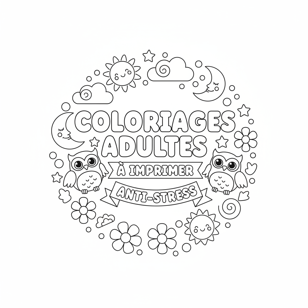 Coloriage coloriages adultes à imprimer