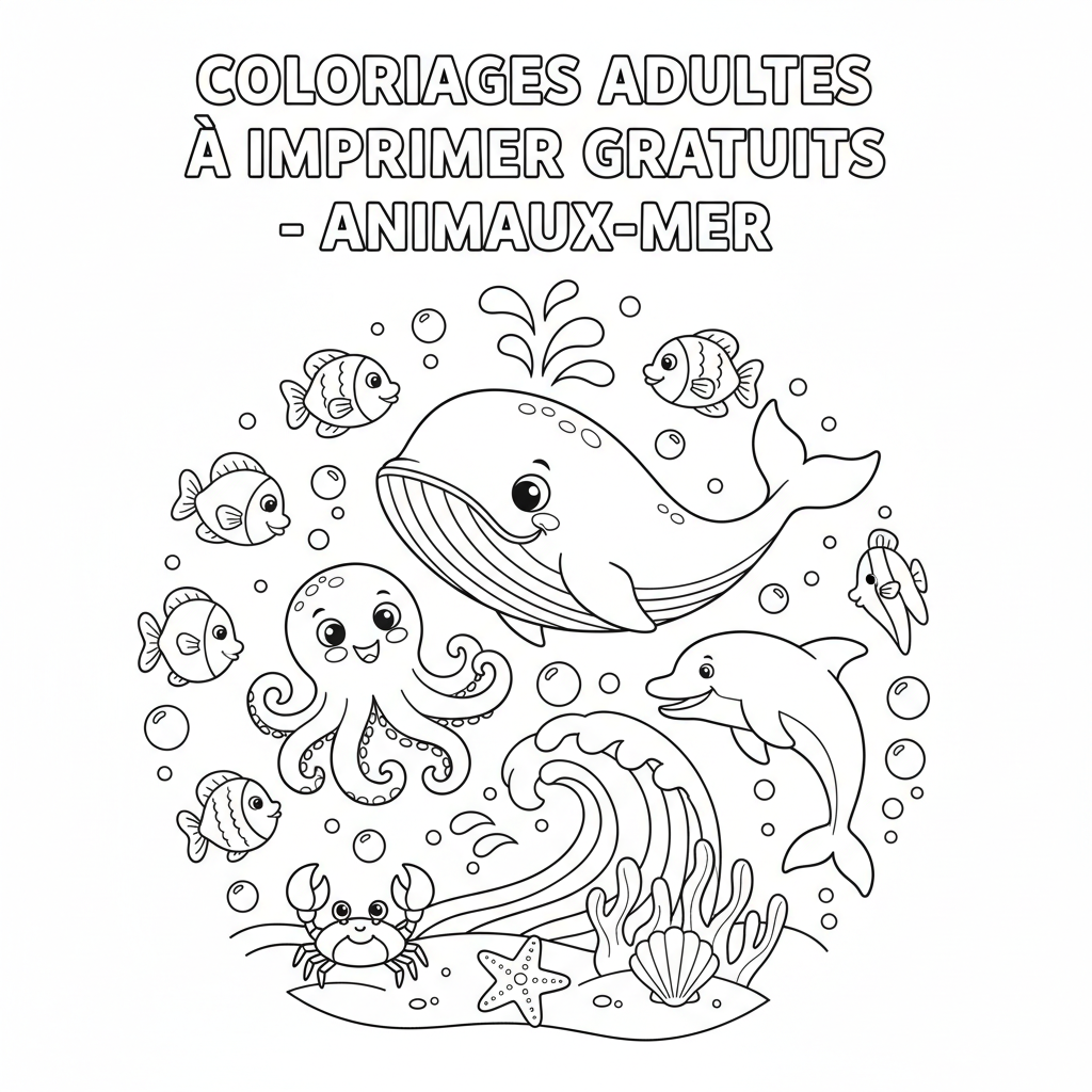 Coloriage coloriages adultes à imprimer gratuits 5