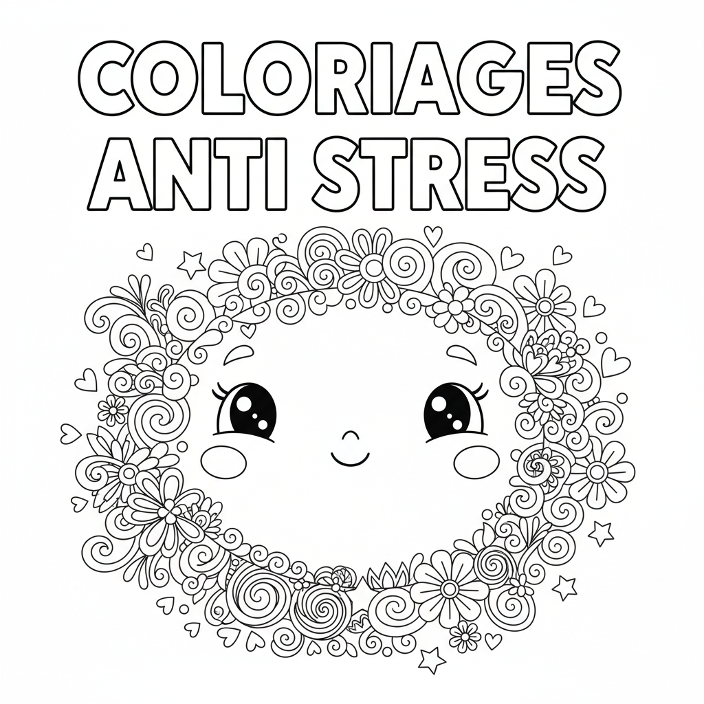 Coloriage coloriages adultes anti stress 4