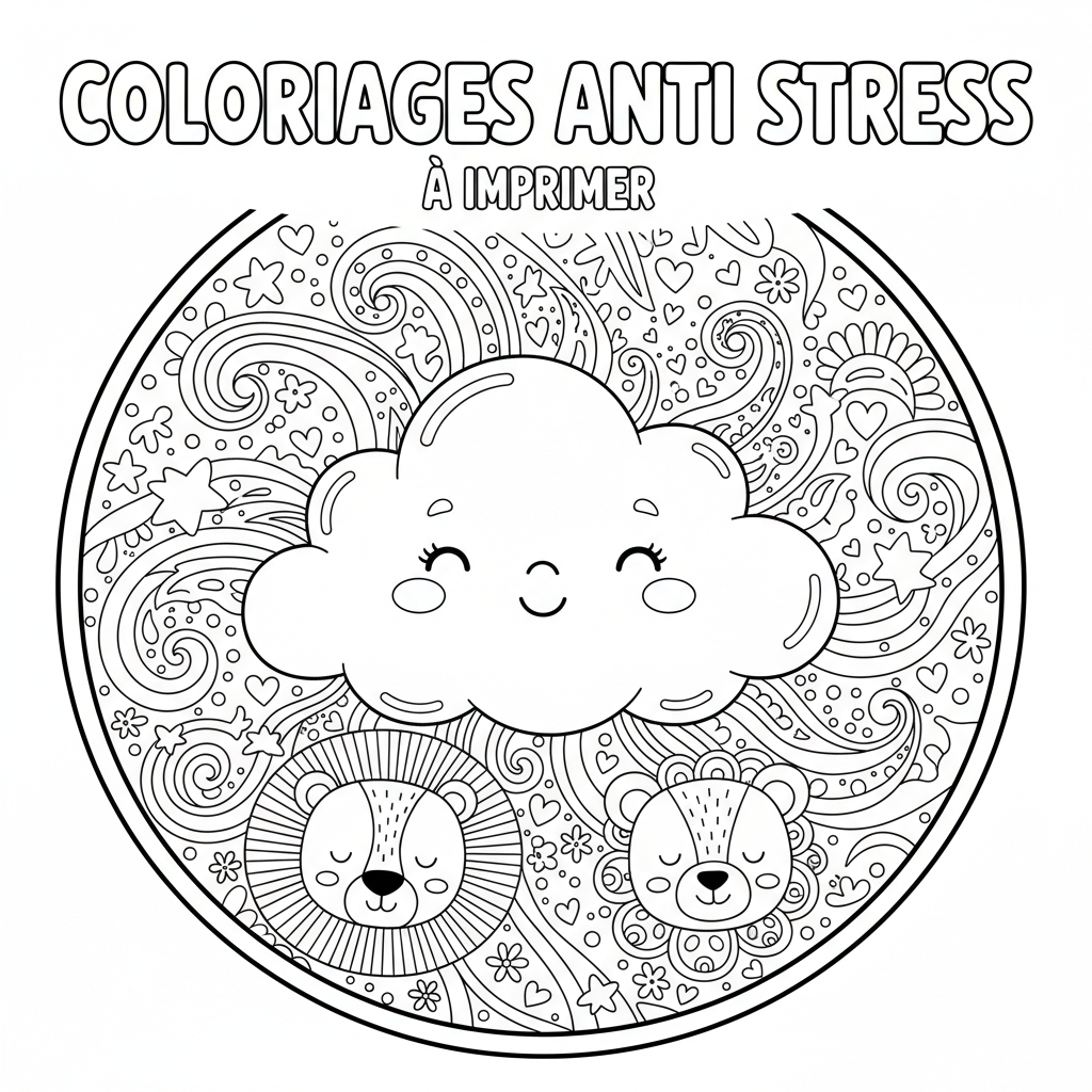 Coloriages Anti Stress à Imprimer pour se Détendre