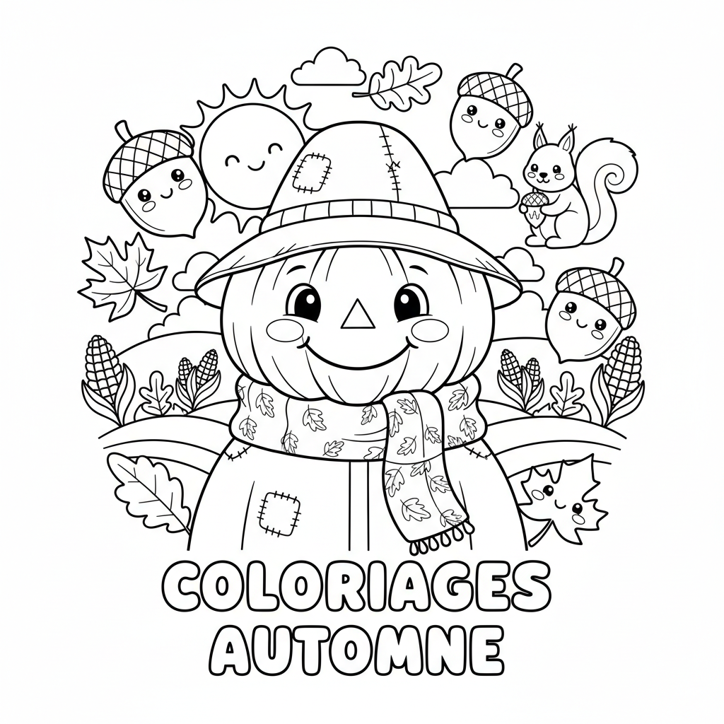 Coloriage coloriages automne 4