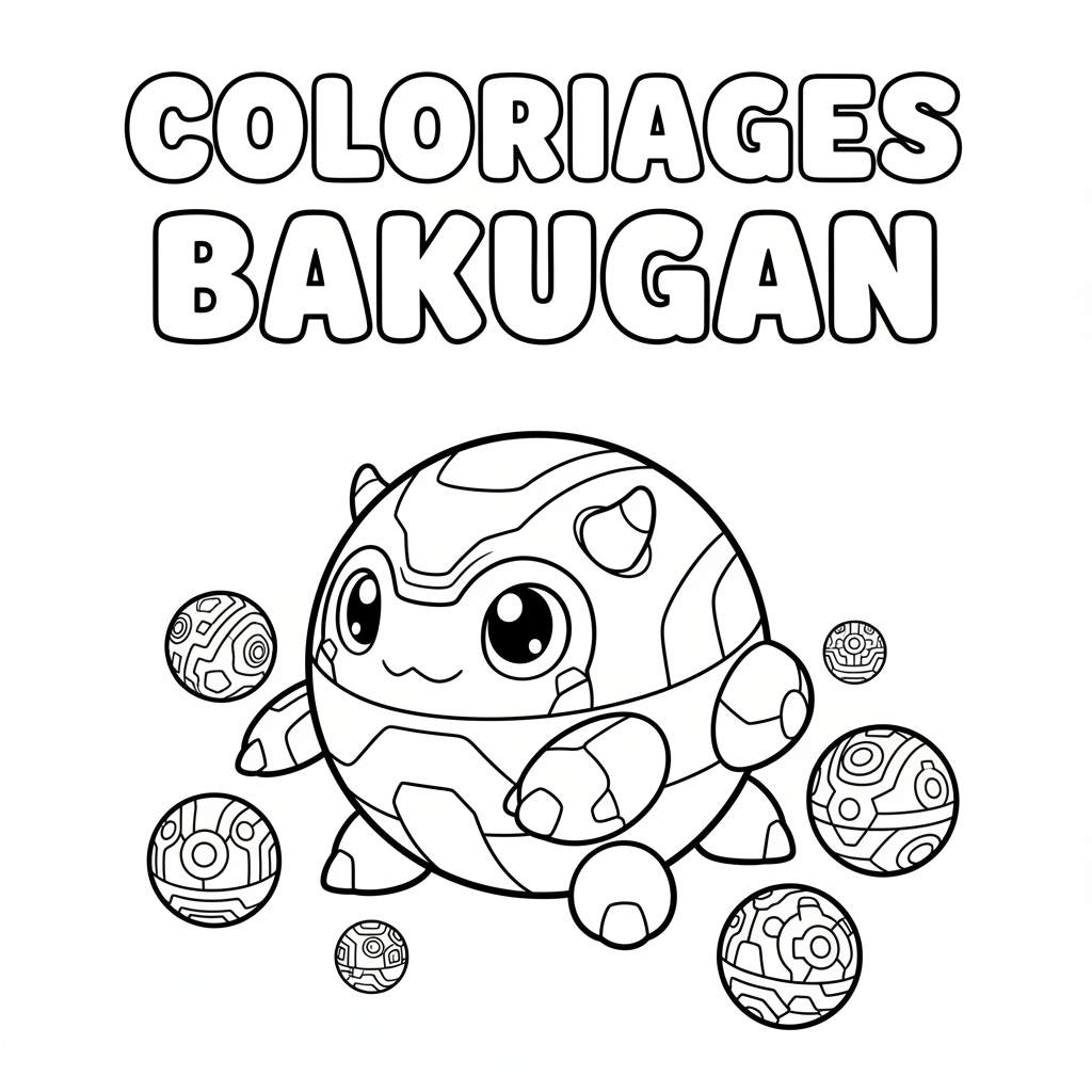 Coloriages Bakugan à Imprimer et Dessins Gratuits
