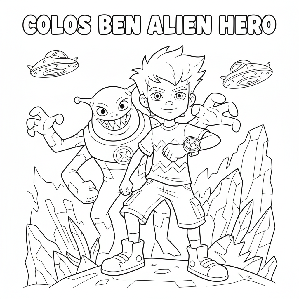 Coloriage coloriages ben 10 2