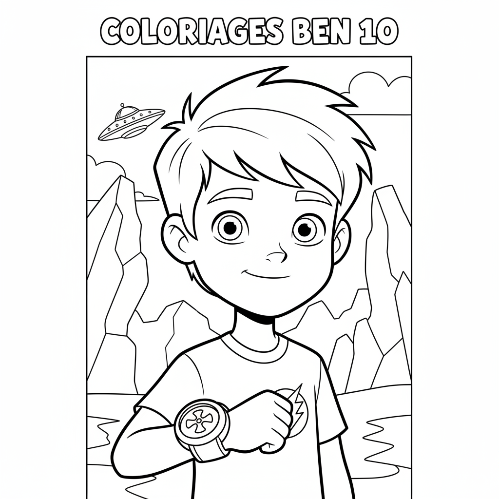 Coloriage coloriages ben 10 4