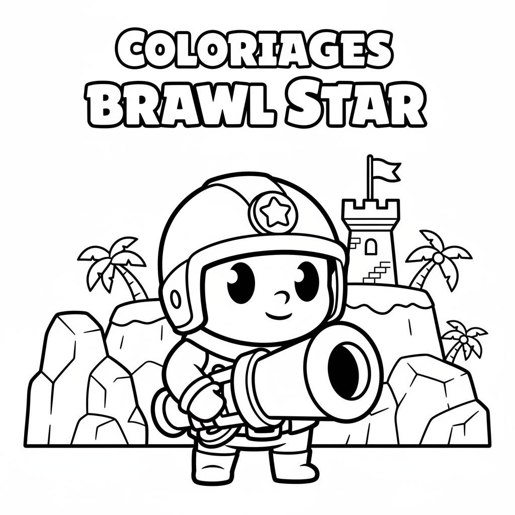 Coloriage coloriages brawl star
