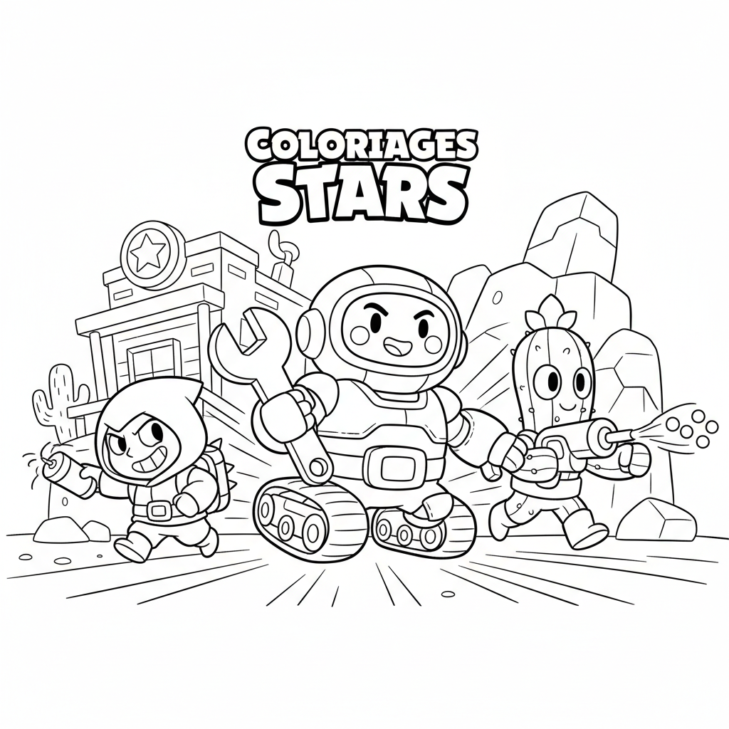 Coloriage coloriages brawl star 2