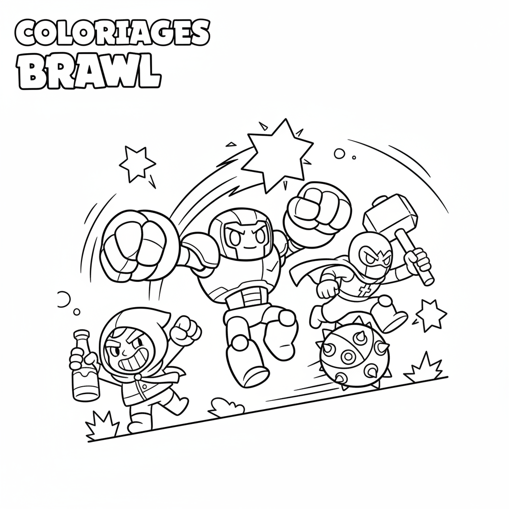 Coloriage coloriages brawl star 5