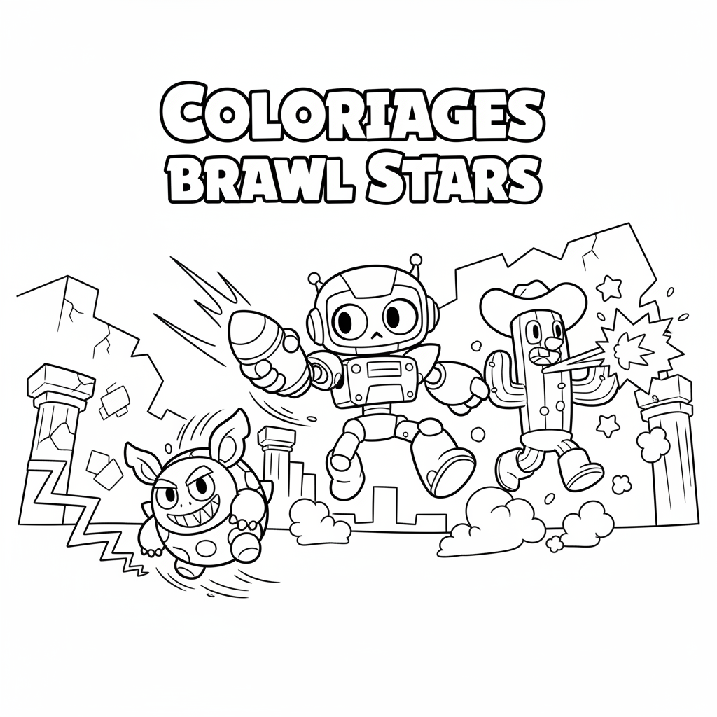 Coloriage coloriages brawl stars 5