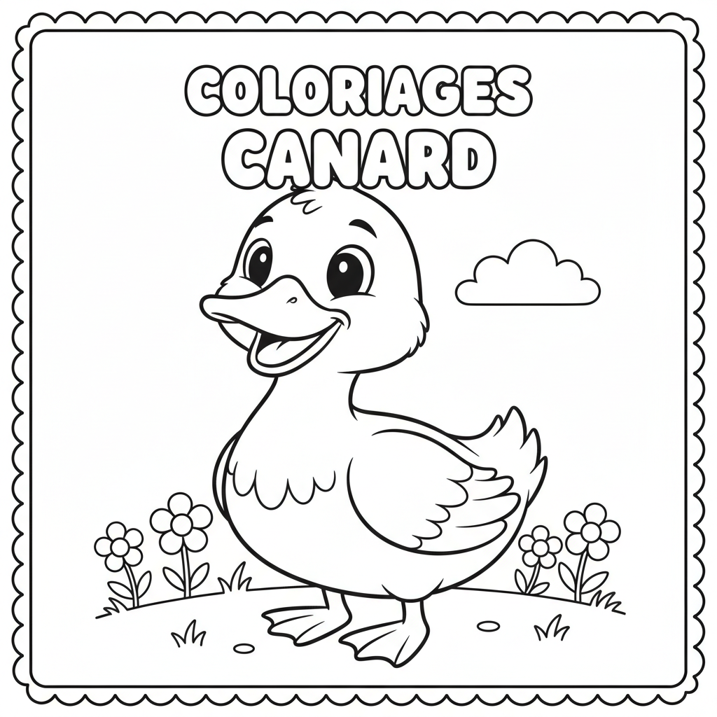 Coloriage coloriages canard