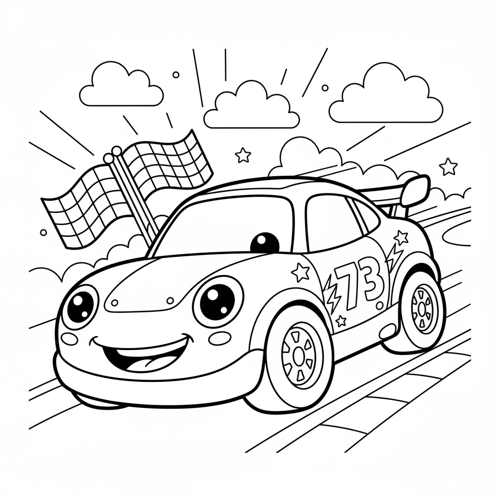 Coloriage coloriages cars à imprimer gratuit 4