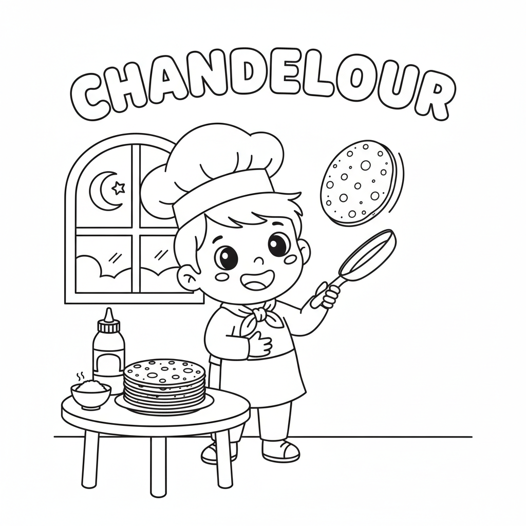 Coloriage coloriages chandeleur