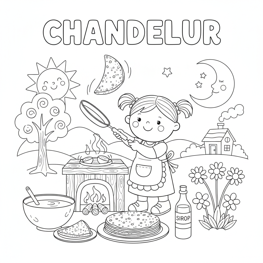 Coloriage coloriages chandeleur 3