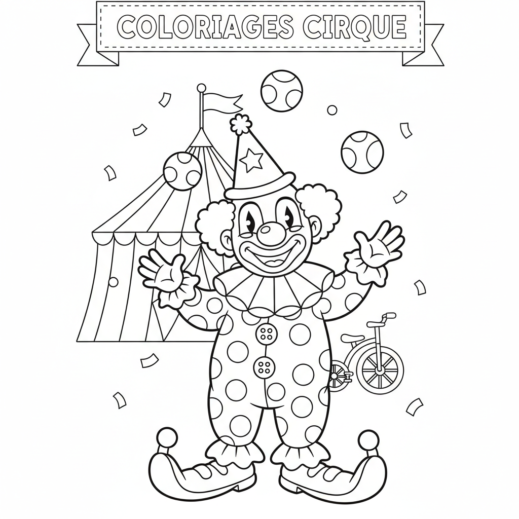 Coloriage coloriages cirque 2