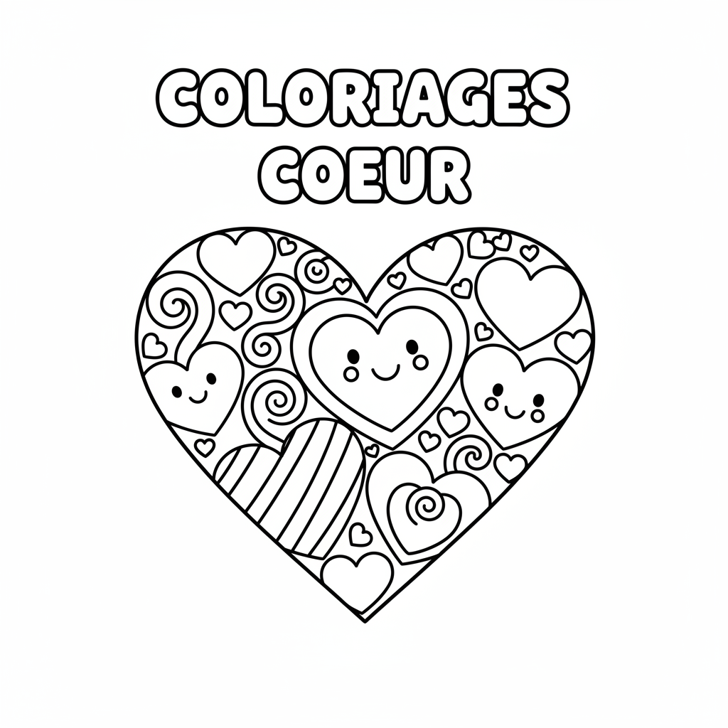 Coloriage coloriages coeur