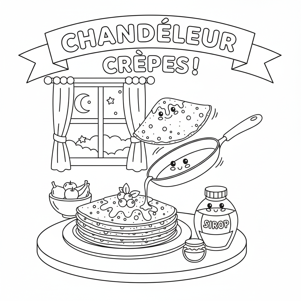 Coloriage coloriages crepes 2