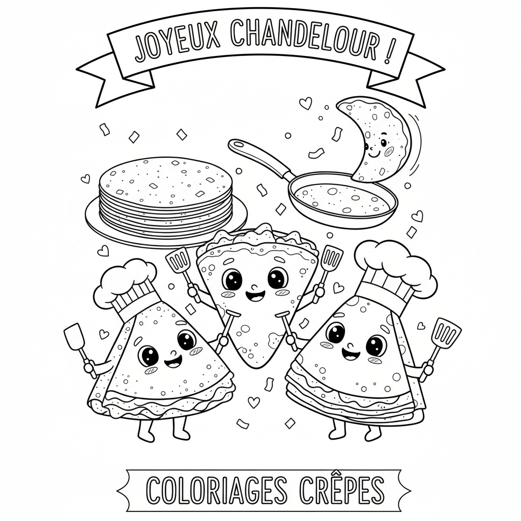 Coloriage coloriages crepes 4