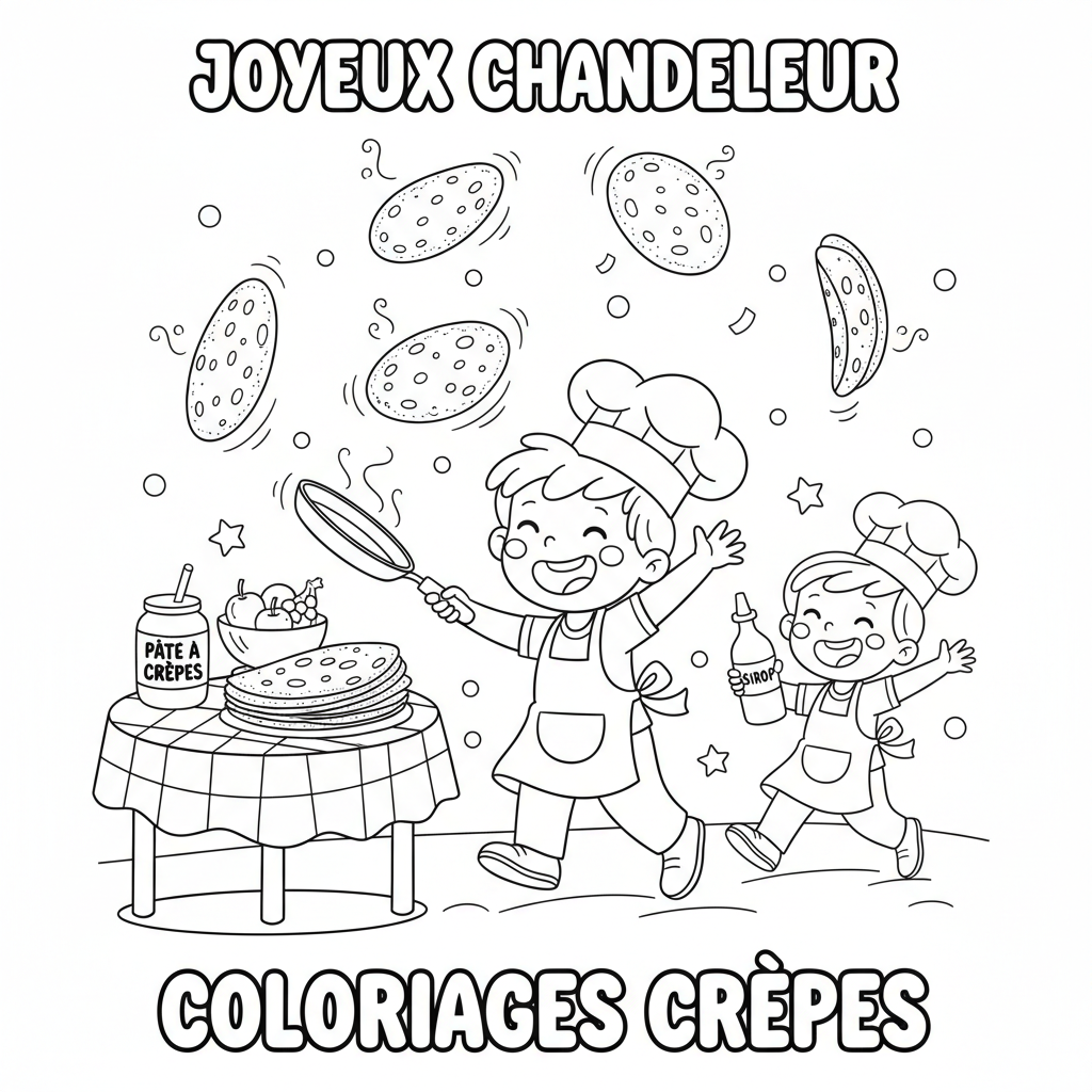 Coloriage coloriages crepes 5