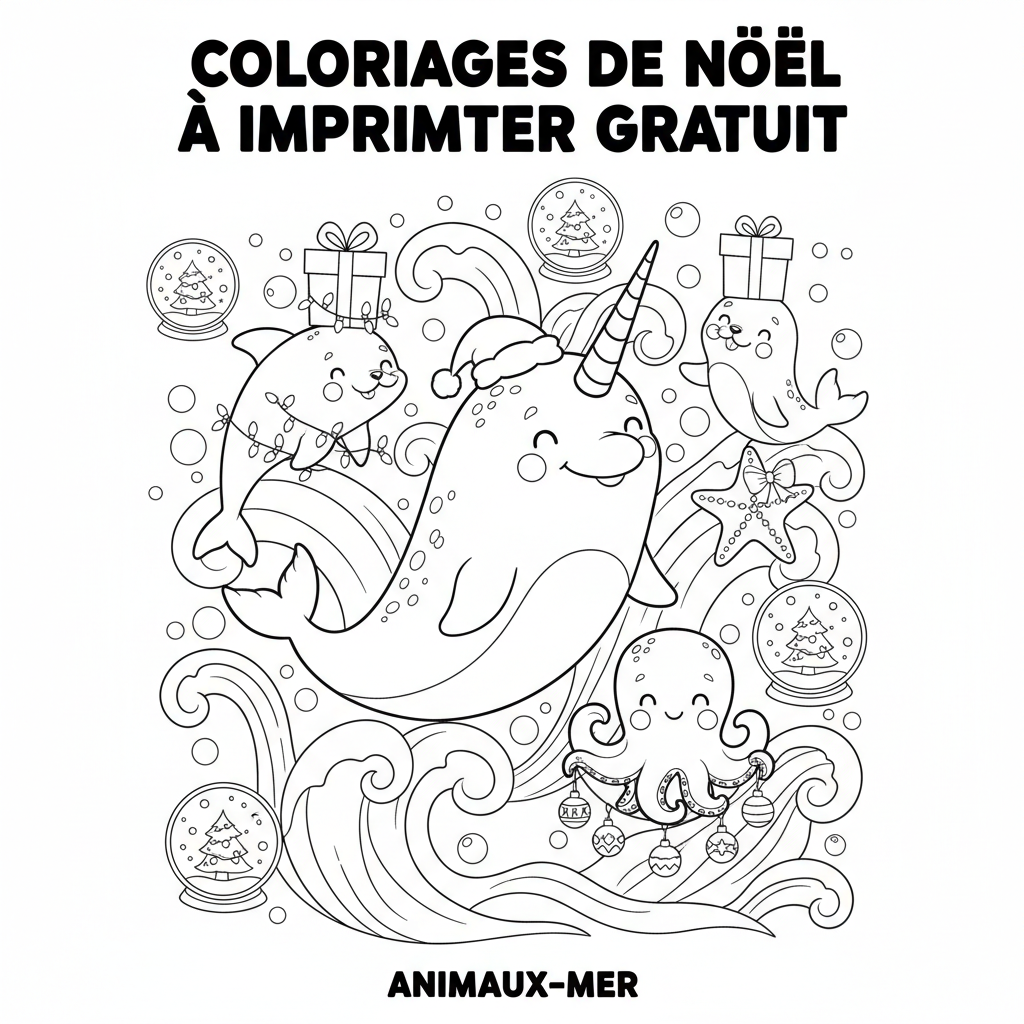 Coloriage coloriages de noel a imprimer gratuit 2