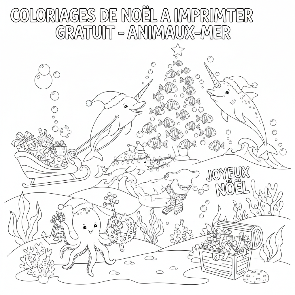 Coloriage coloriages de noel a imprimer gratuit 5