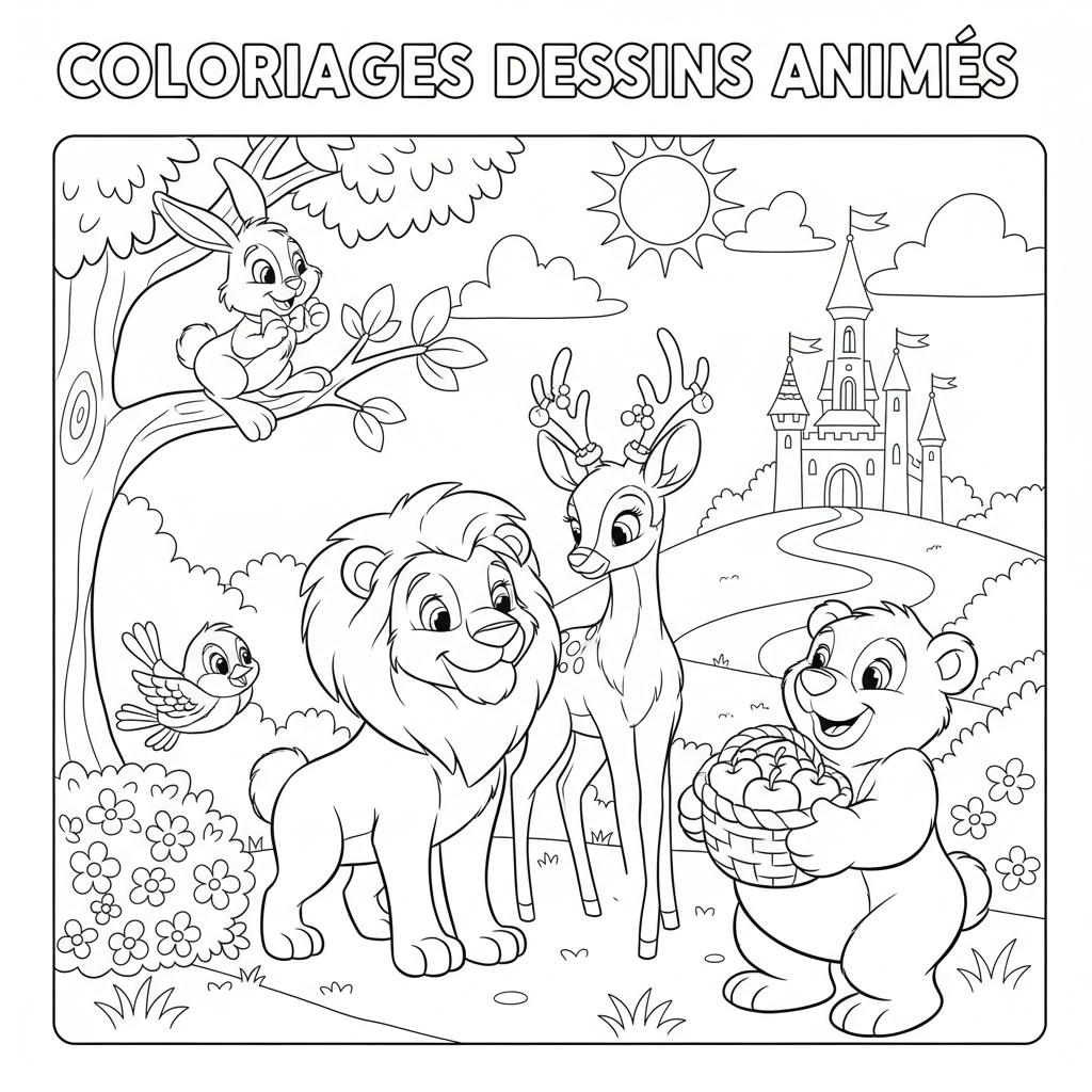 Coloriage coloriages dessins animés disney 2