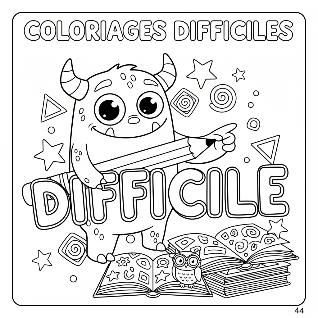 Coloriage coloriages difficiles