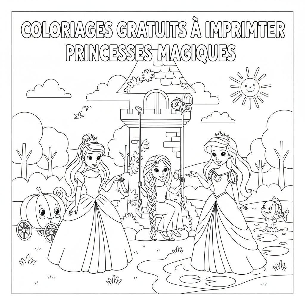Coloriage coloriages gratuits à imprimer princesses disney 3