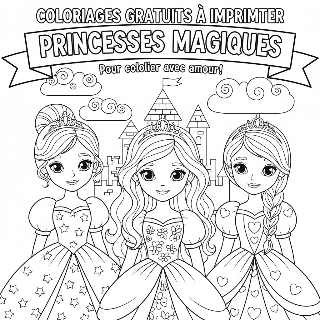 Coloriage coloriages gratuits à imprimer princesses disney 4