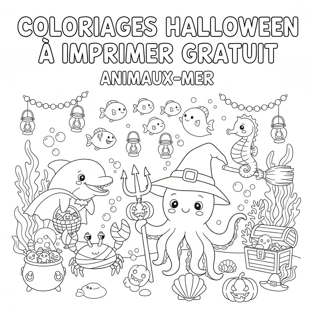 Coloriage coloriages halloween a imprimer gratuit 4