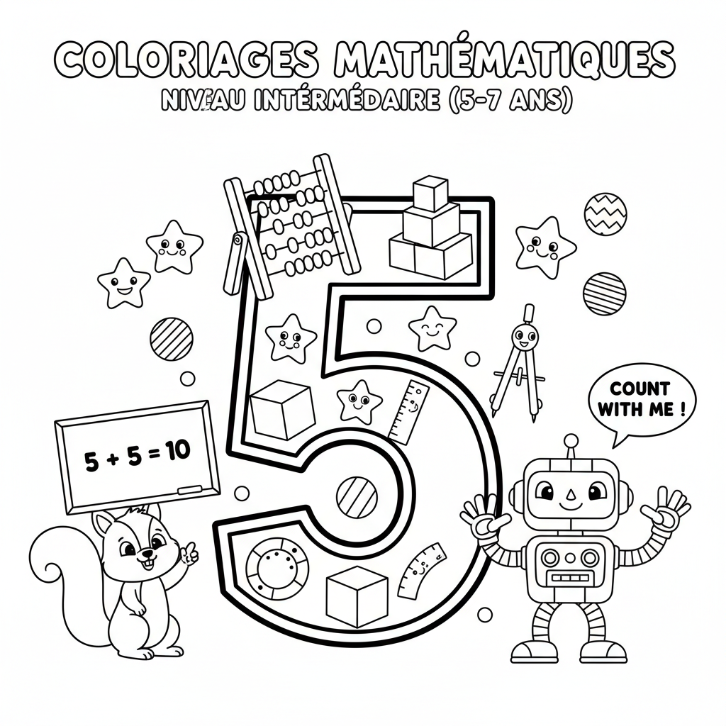Coloriage coloriages mathématiques 2